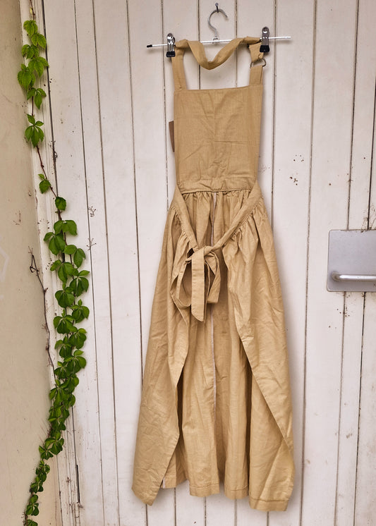 Pinafore Apron - Pale Yellow