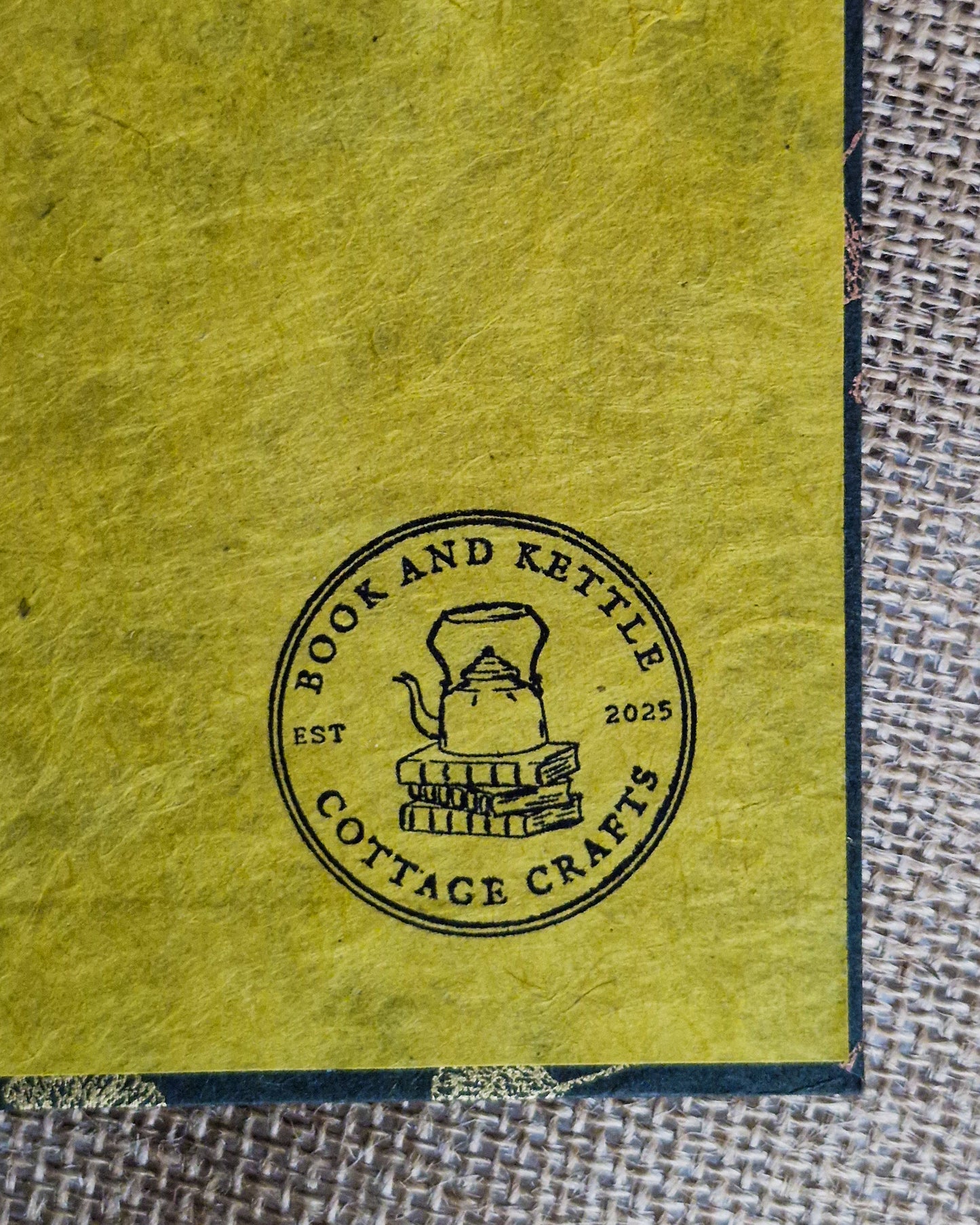 Hardback Secret Belgian Bound Journal - Lokta Ginko Leaf