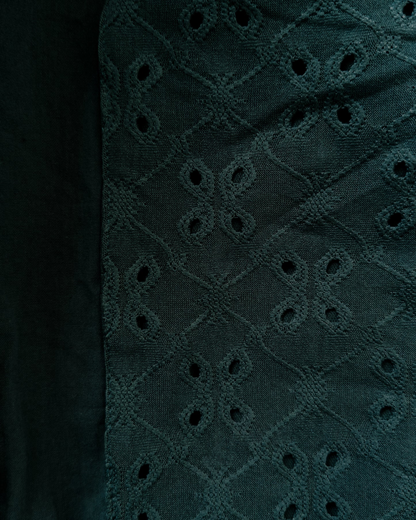 Plus Size Pinafore Apron - Dark Teal