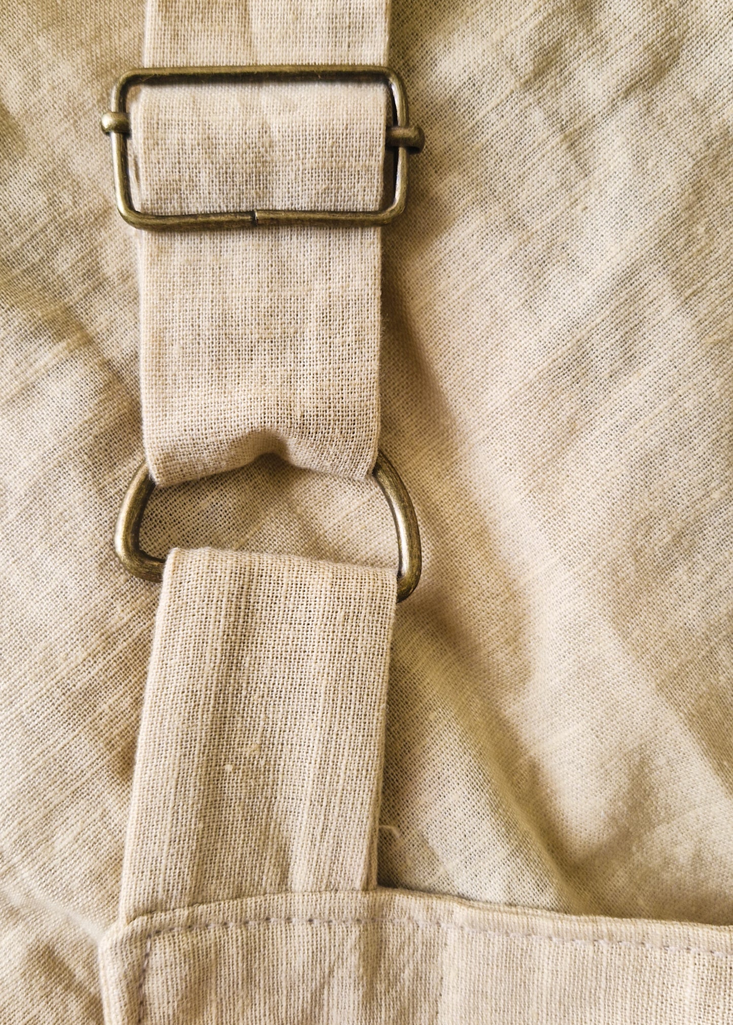 Pinafore Apron - Pale Yellow