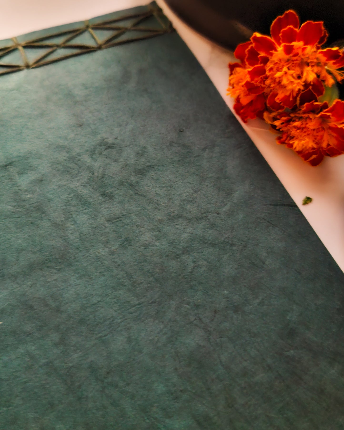 Handmade Natural Inclusion Notebook - Jacaranda