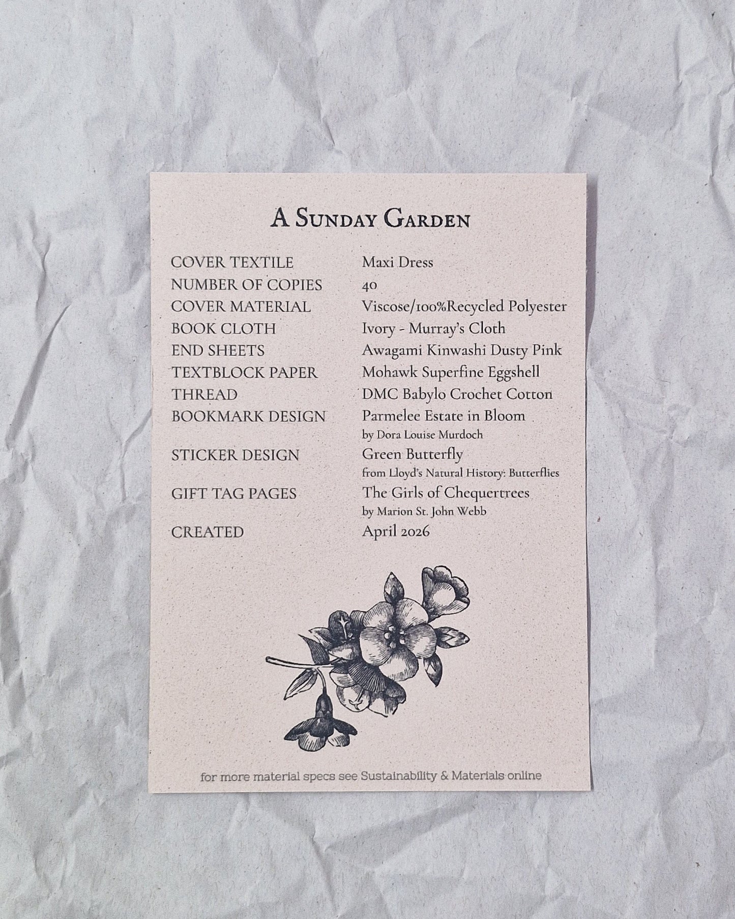 A Sunday Garden