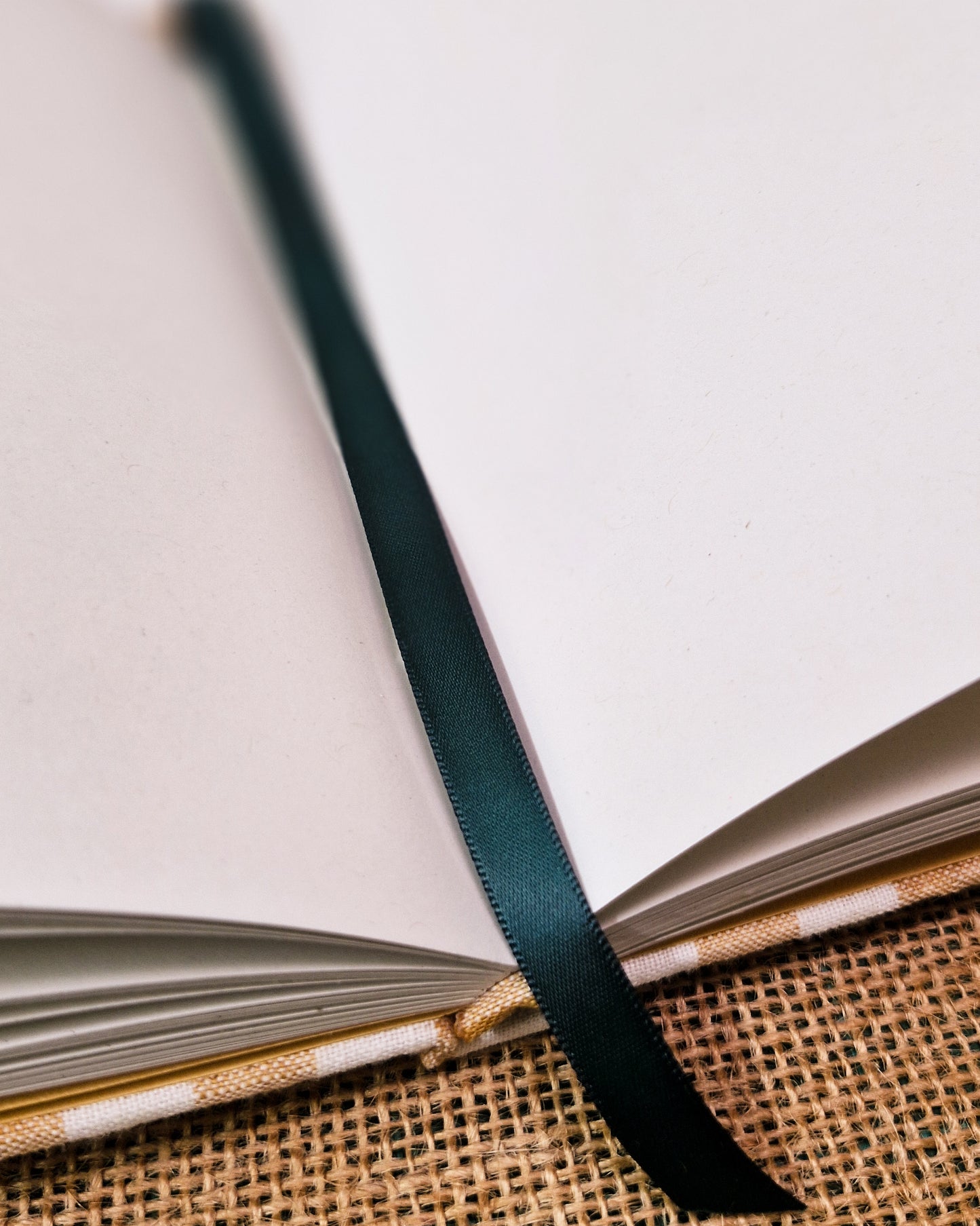 Fabric Journal - Yellow Gingham