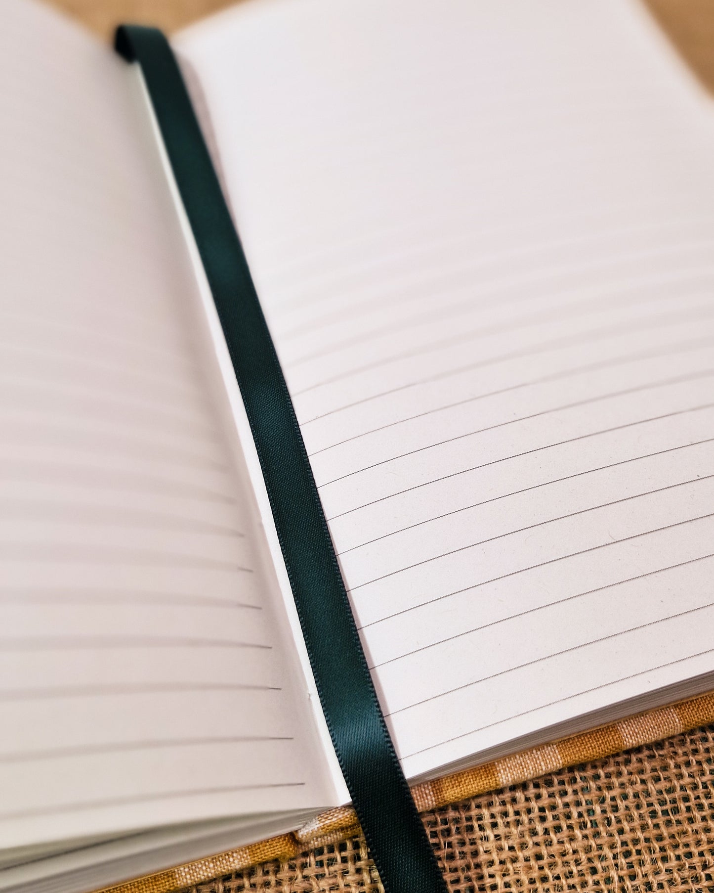 Fabric Journal - Yellow Gingham