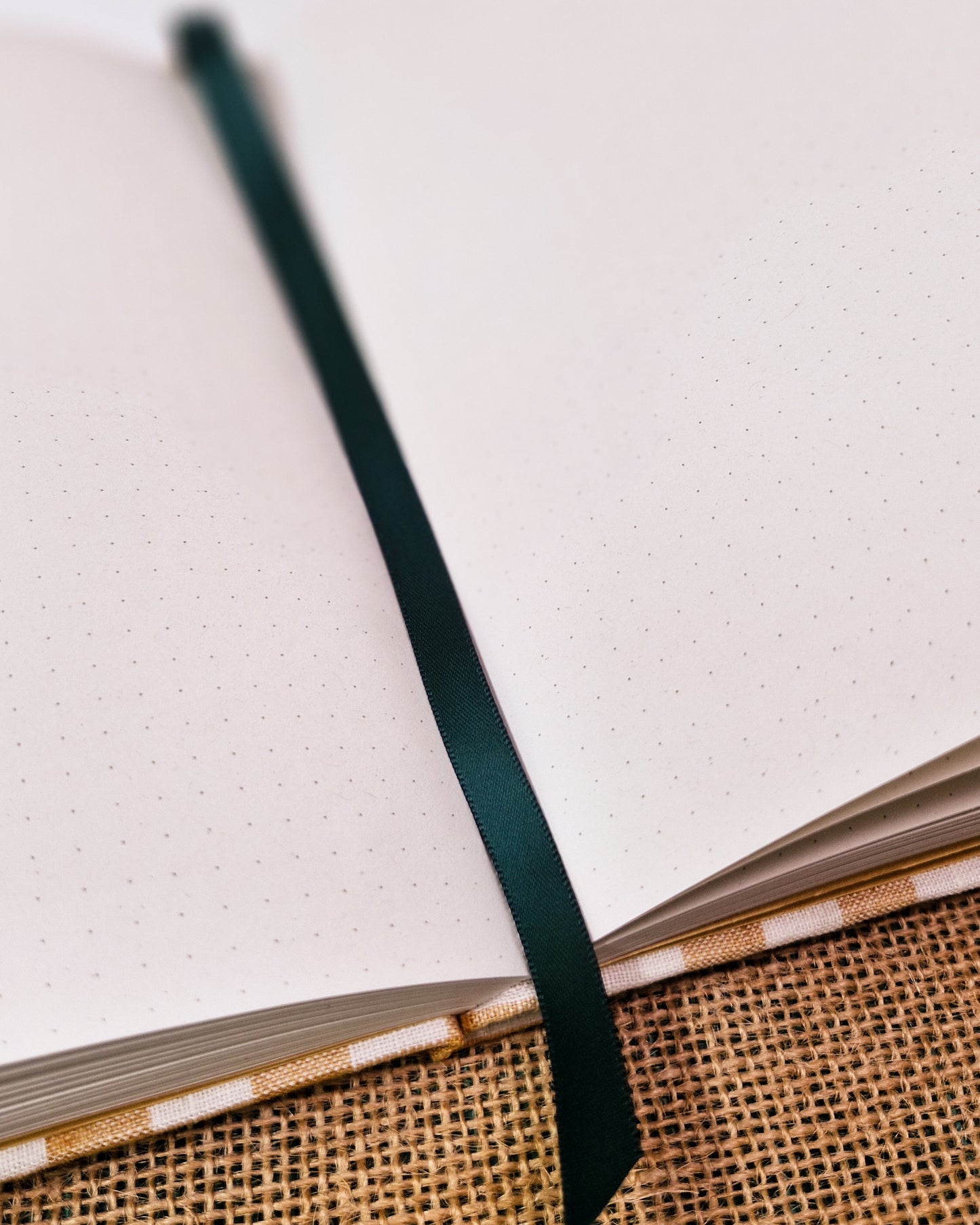 Fabric Journal - Yellow Gingham
