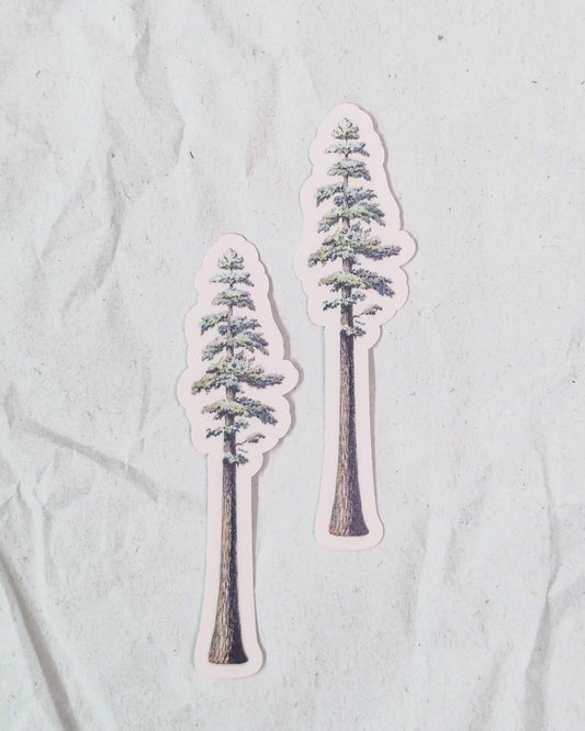 Vintage Mammoth Tree Vinyl Sticker