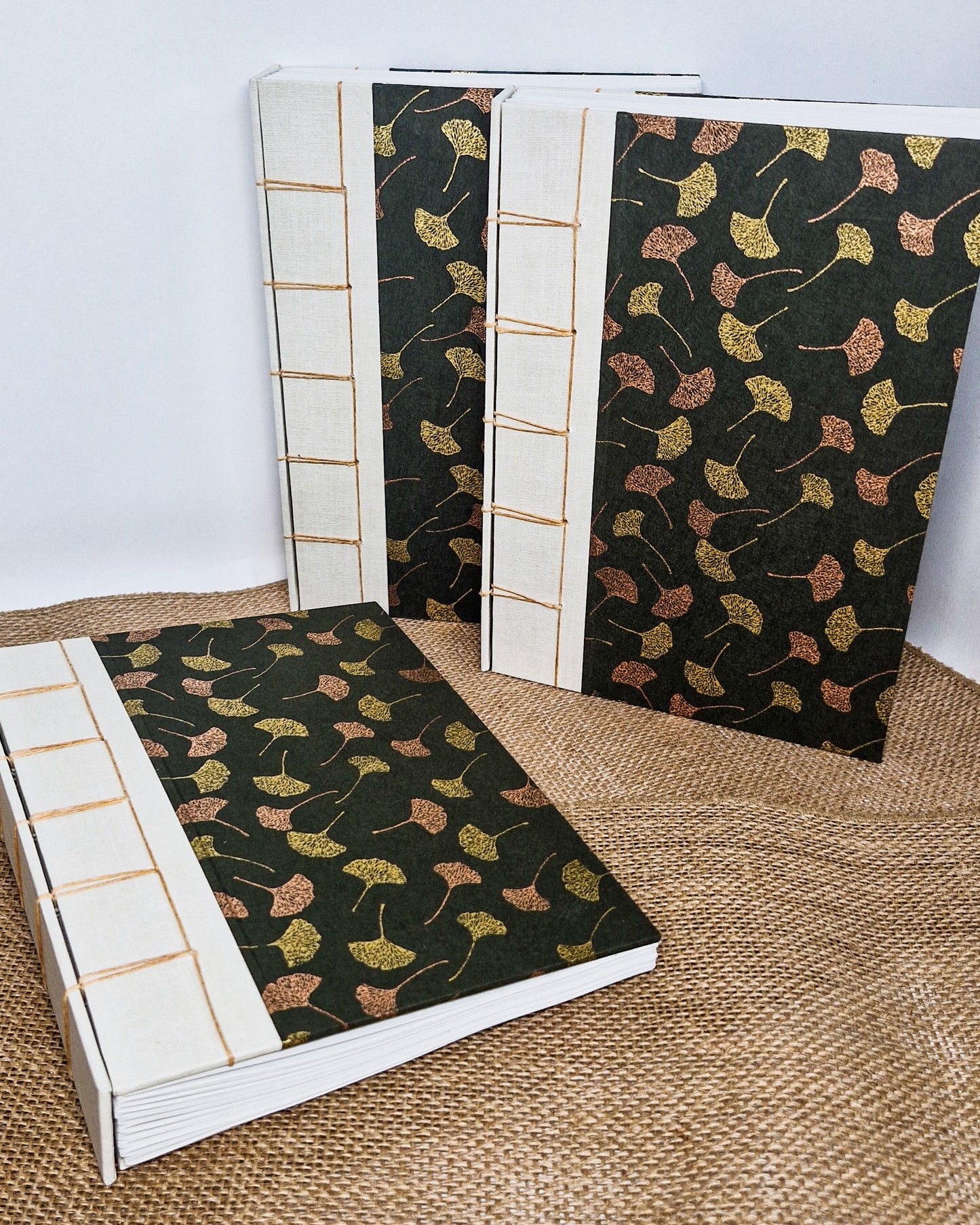 Hardback Secret Belgian Bound Journal - Lokta Ginko Leaf
