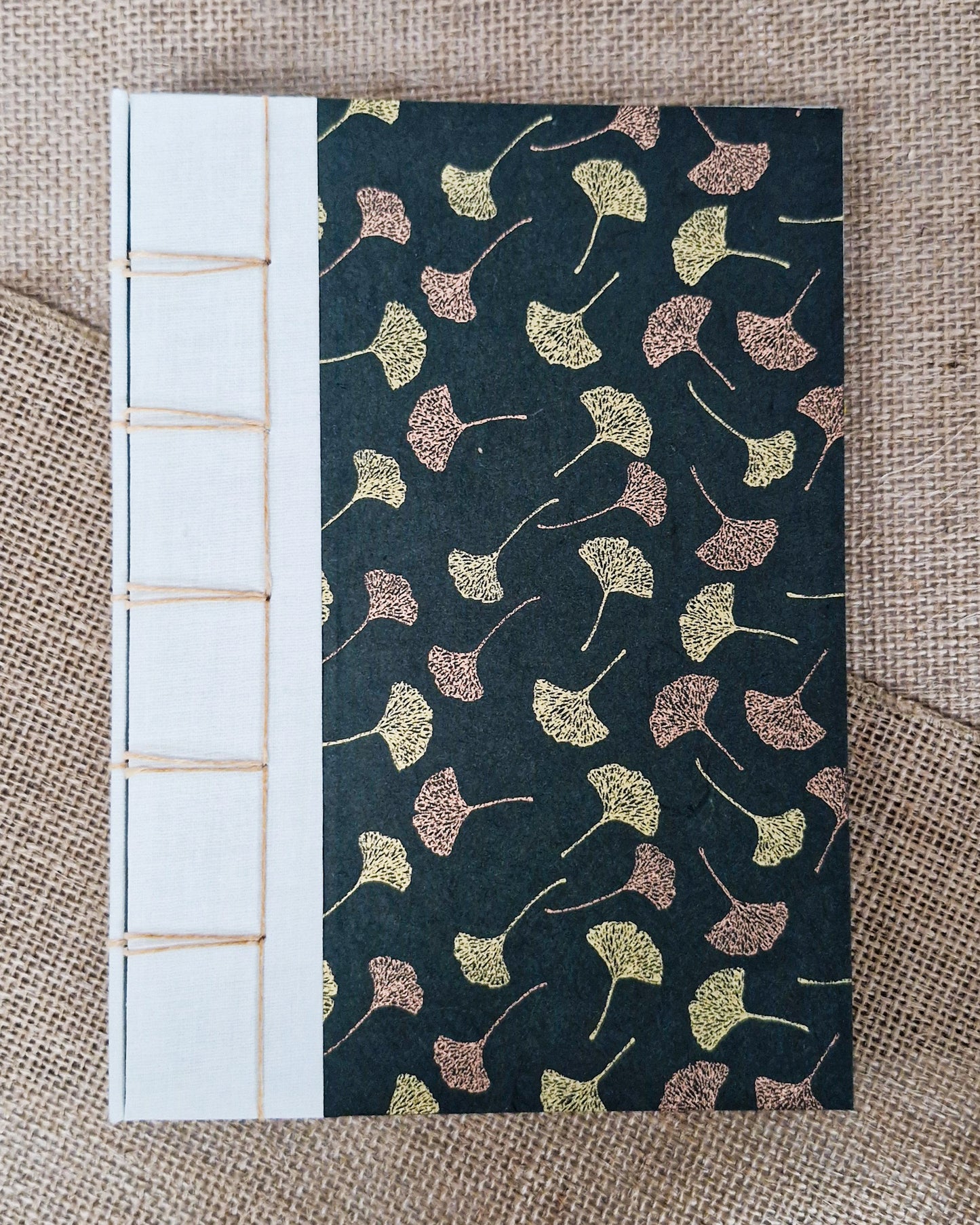 Hardback Secret Belgian Bound Journal - Lokta Ginko Leaf