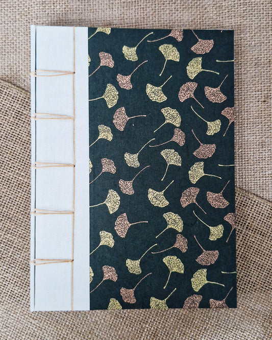 Secret Belgian Bound Journal - Lokta Ginko Leaf
