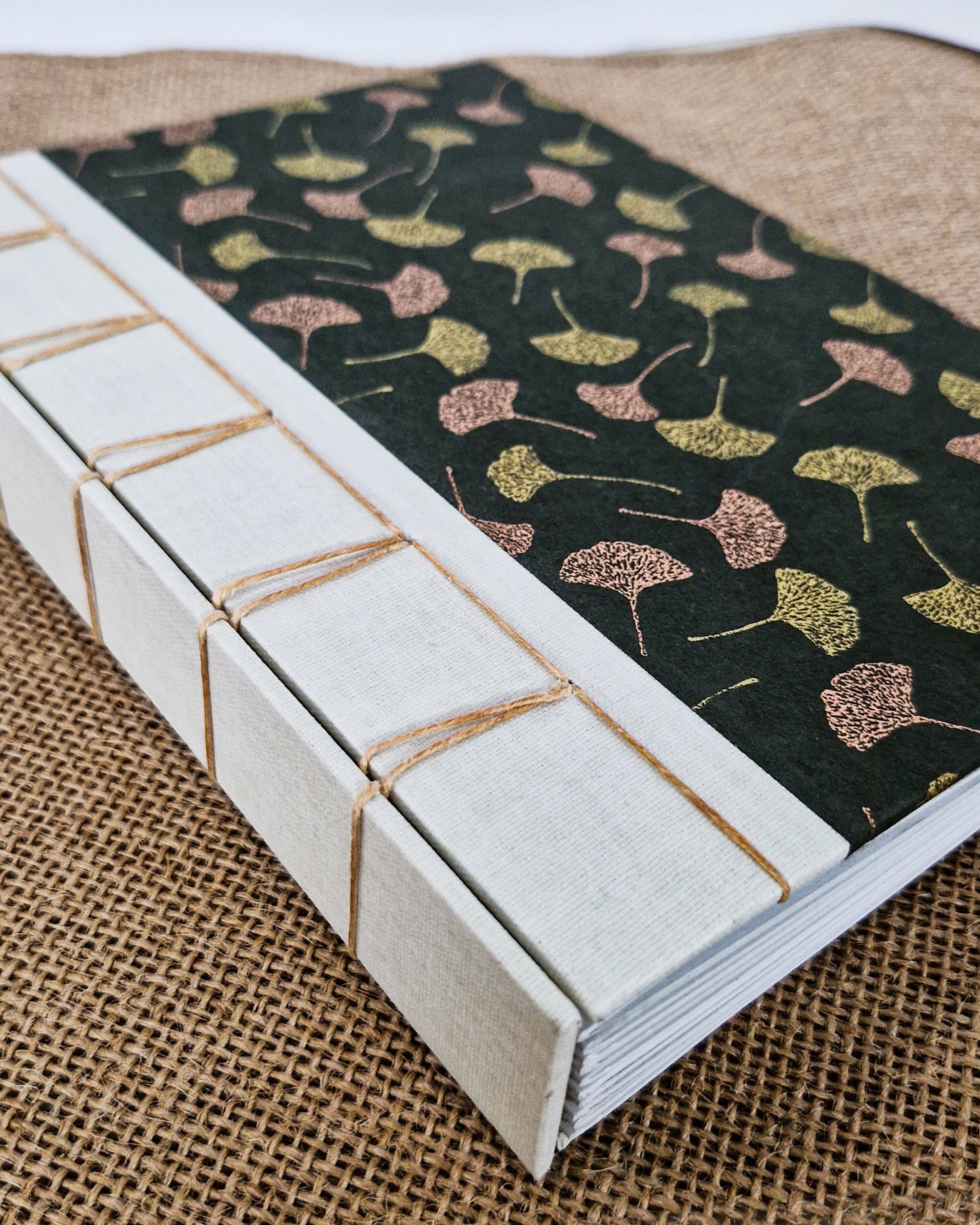 Hardback Secret Belgian Bound Journal - Lokta Ginko Leaf