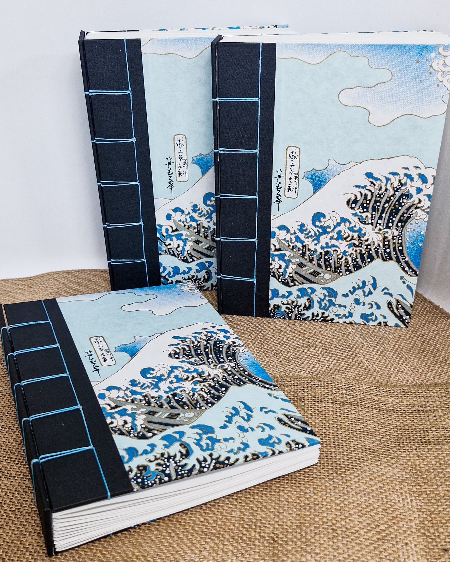 Hardback Secret Belgian Bound Journal - Chiyogami "The Great Wave"