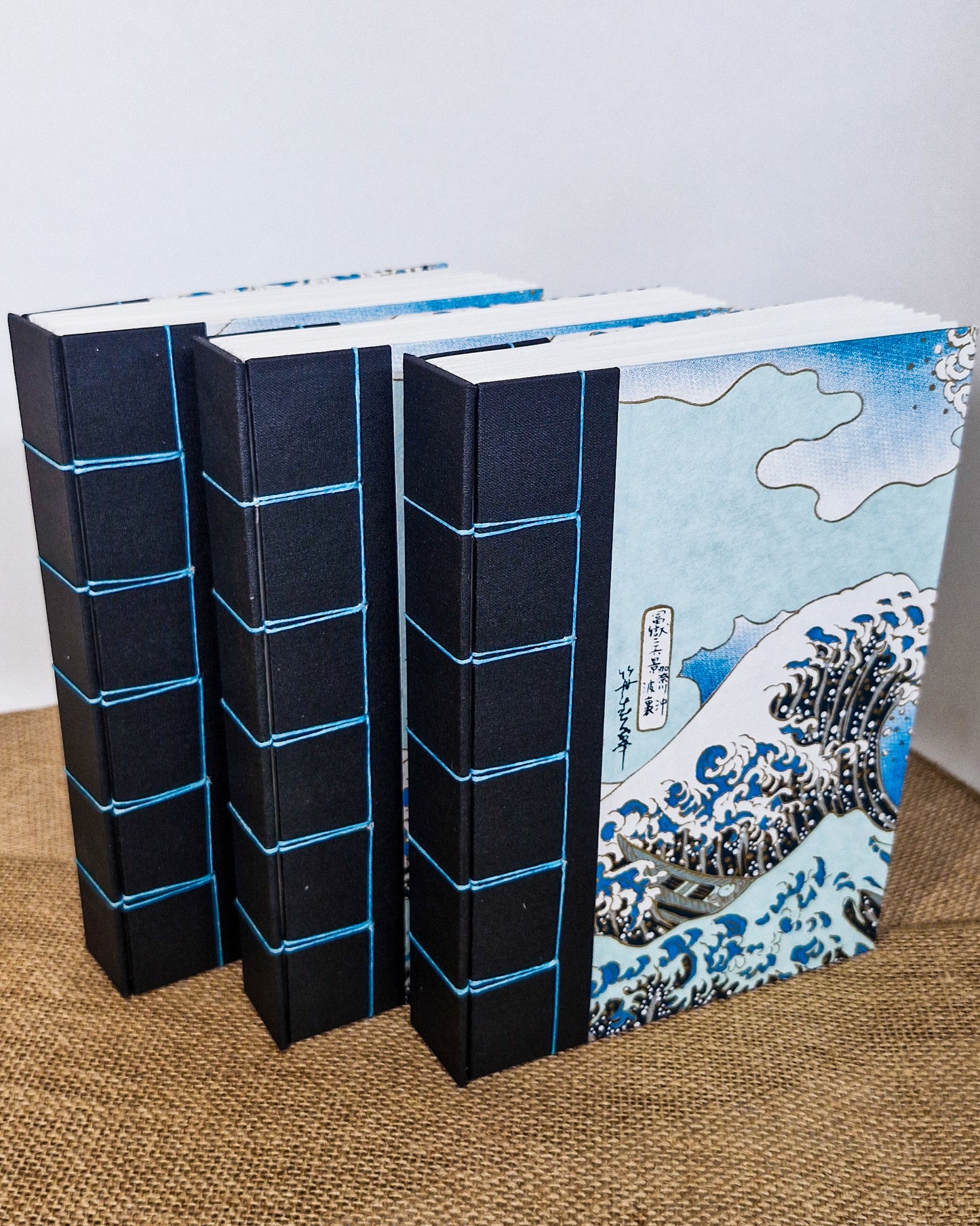 Hardback Secret Belgian Bound Journal - Chiyogami "The Great Wave"