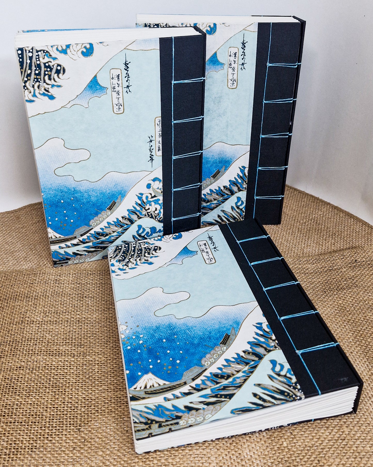 Hardback Secret Belgian Bound Journal - Chiyogami "The Great Wave"