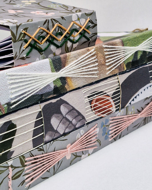 Folded Cover Long Stitch & Hardcover Japanese Stab Binding - August 9th, Glen Innes