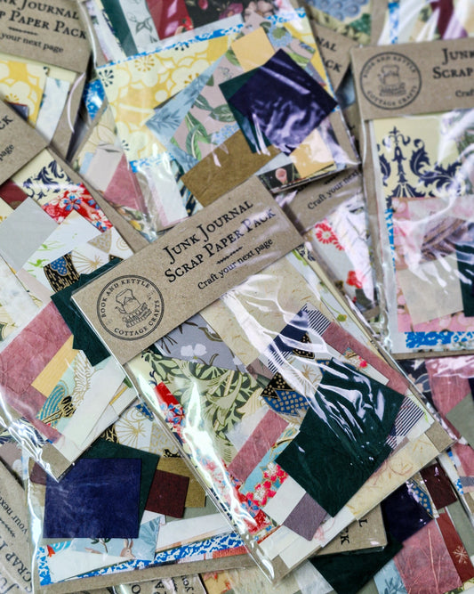 Junk Journal Scrap Paper Pack