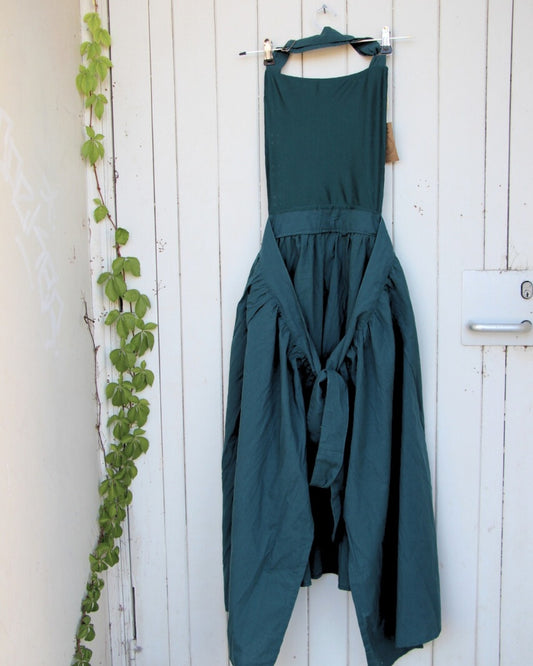 Plus Size Pinafore Apron - Dark Teal