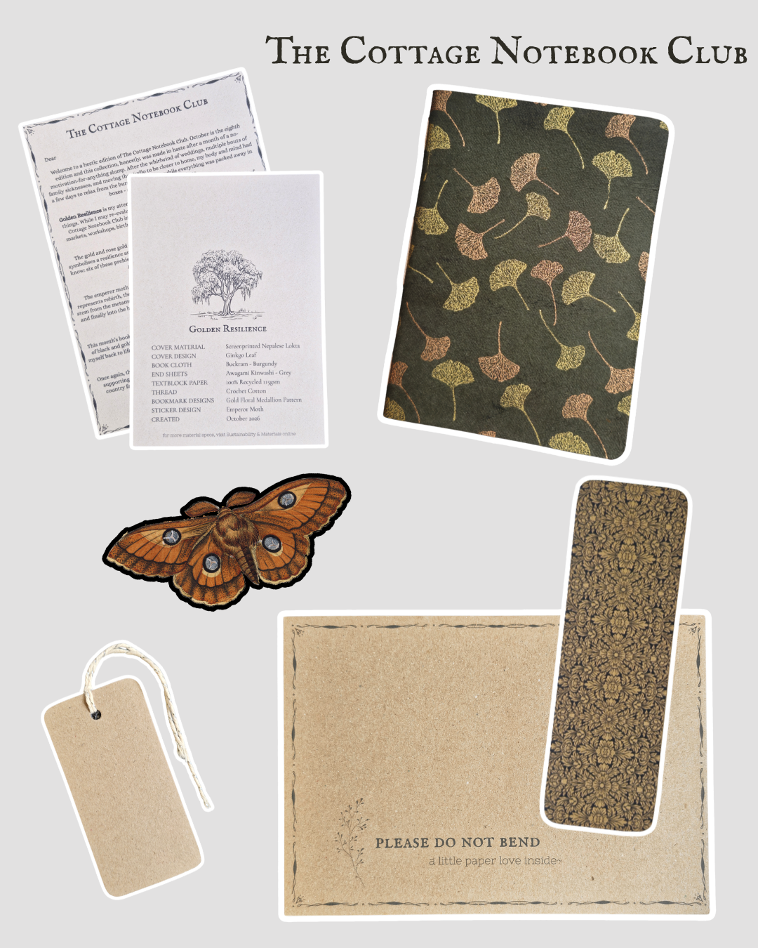 Cottage Notebook Club - October Edition: Golden Resilience