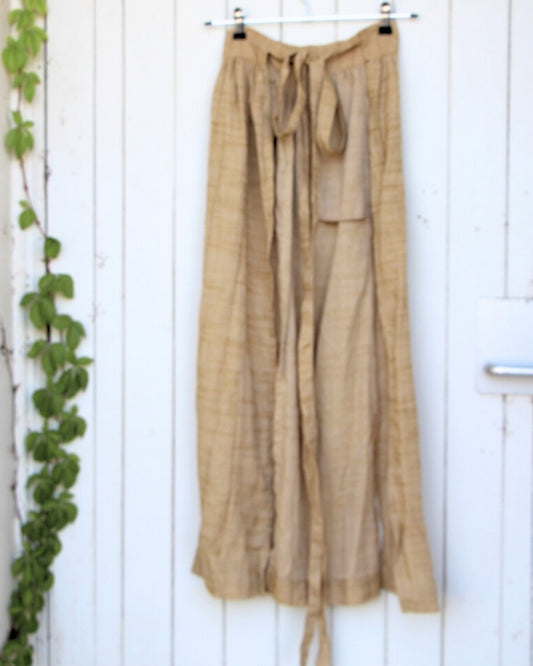Gathered Half Apron - Desert Yellow