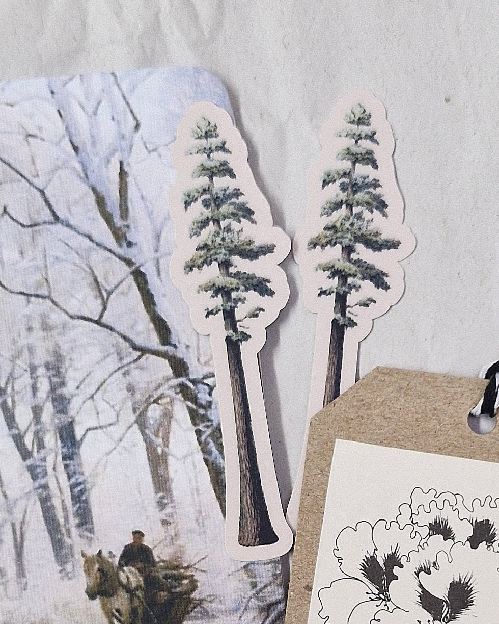 Vintage Mammoth Tree Vinyl Sticker