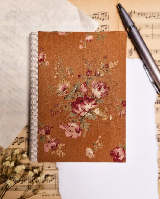 Rounded Fabric Bradel Bound Journal - Dusty Rose